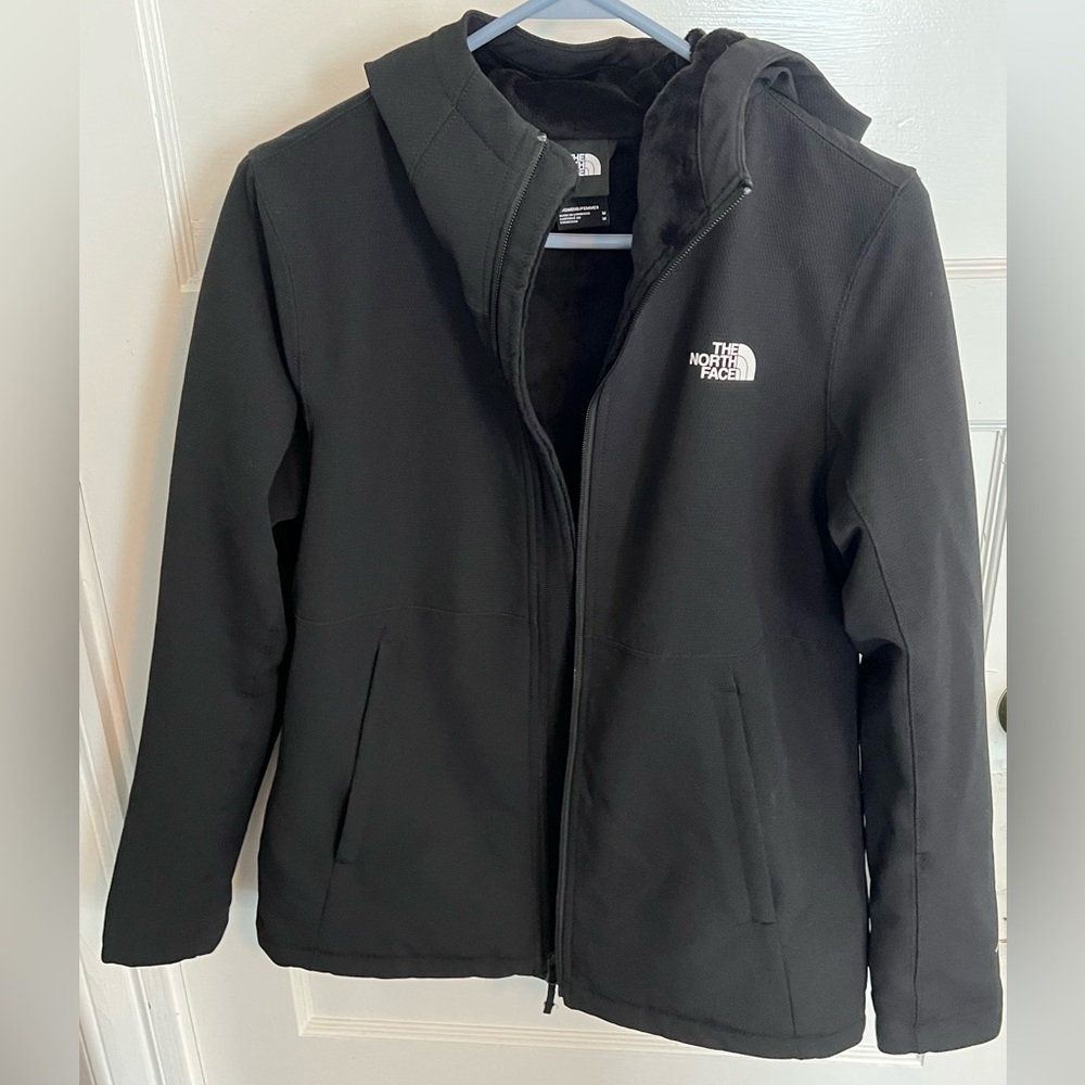 Black north face winter jacket